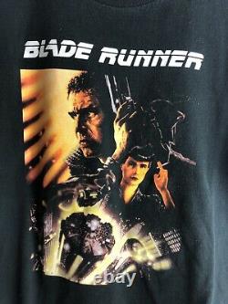 Vintage Blade Runner Movie Promo T-shirt XL Ridley Scott Aliens Cyberpunk 90s