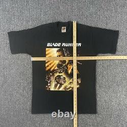 Vintage Blade Runner Shirt 1996 Movie Promo Graphic T-Shirt Adult Large 20.5x29
