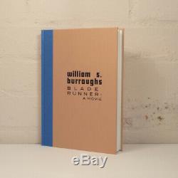 WILLIAM S. BURROUGHS BLADE RUNNER A MOVIE 40th ANNIV EDITION SIGNED/NUMBERED ED